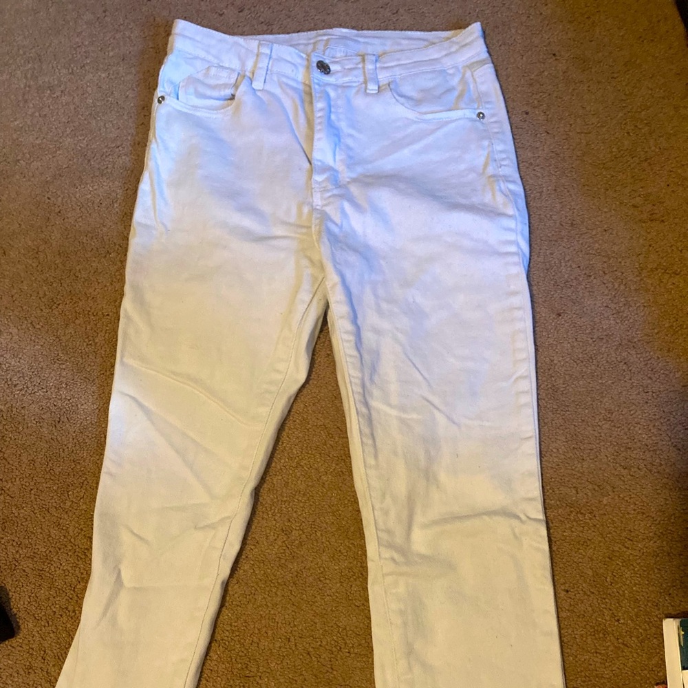 White jeans